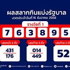 ตรวจหวยลอตเตอรี่รางวัลที่ 1